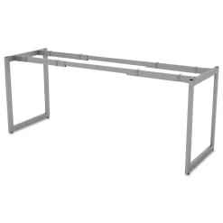 Alera Open Office Desk Series 47.25 to 70.78w x 23.63d x 28.5h Adjustable O-Leg Desk Base - Silver