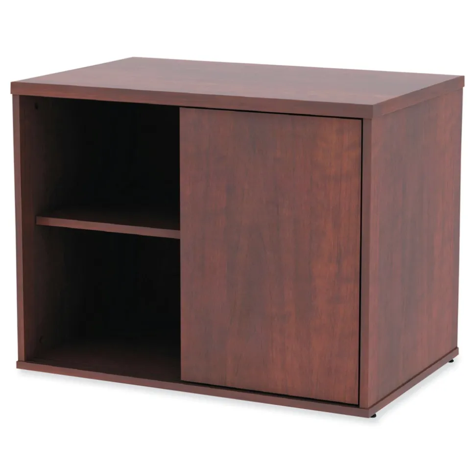 Alera Open Office Desk Series 29.5w x 19.13d x 22.78h Low Storage Cabinet Credenza - Medium Cherry