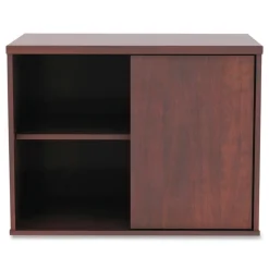 Alera Open Office Desk Series 29.5w x 19.13d x 22.78h Low Storage Cabinet Credenza - Medium Cherry