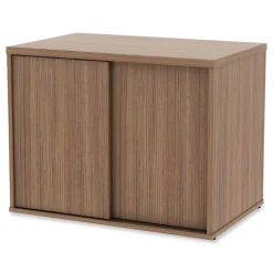 Alera Open Office Desk Series 29.5w x 19.13d x 22.78h Low Storage Cabinet Credenza - Modern Walnut