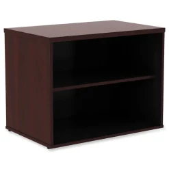 Alera Open Office Desk Series 29.5w x 19.13d x 22.78h Low Storage Cabinet Credenza - Mahogany