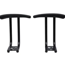 Alera Optional Fixed Height T-Arms for Essentia and Interval Series Chairs - Black (1-Pair)