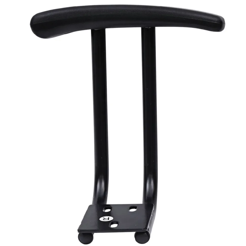 Alera Optional Fixed Height T-Arms for Essentia and Interval Series Chairs - Black (1-Pair)