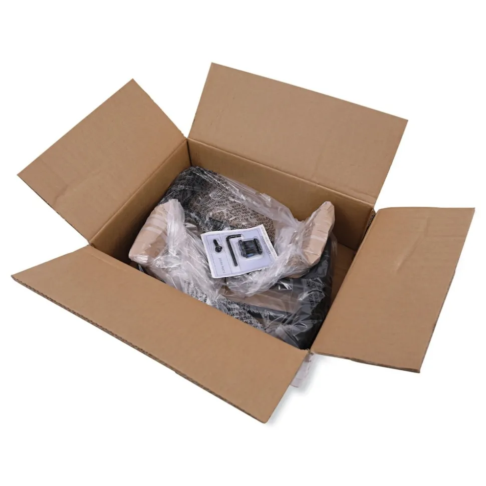 Alera Optional Fixed Height T-Arms for Essentia and Interval Series Chairs - Black (1-Pair)