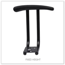Alera Optional Fixed Height T-Arms for Essentia and Interval Series Chairs - Black (1-Pair)