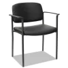 Alera Sorrento Series Stacking Ultra-Cushioned Guest Chair - Black (2/Carton)