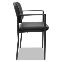 Alera Sorrento Series Stacking Ultra-Cushioned Guest Chair - Black (2/Carton)