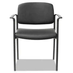 Alera Sorrento Series Stacking Ultra-Cushioned Guest Chair - Black (2/Carton)