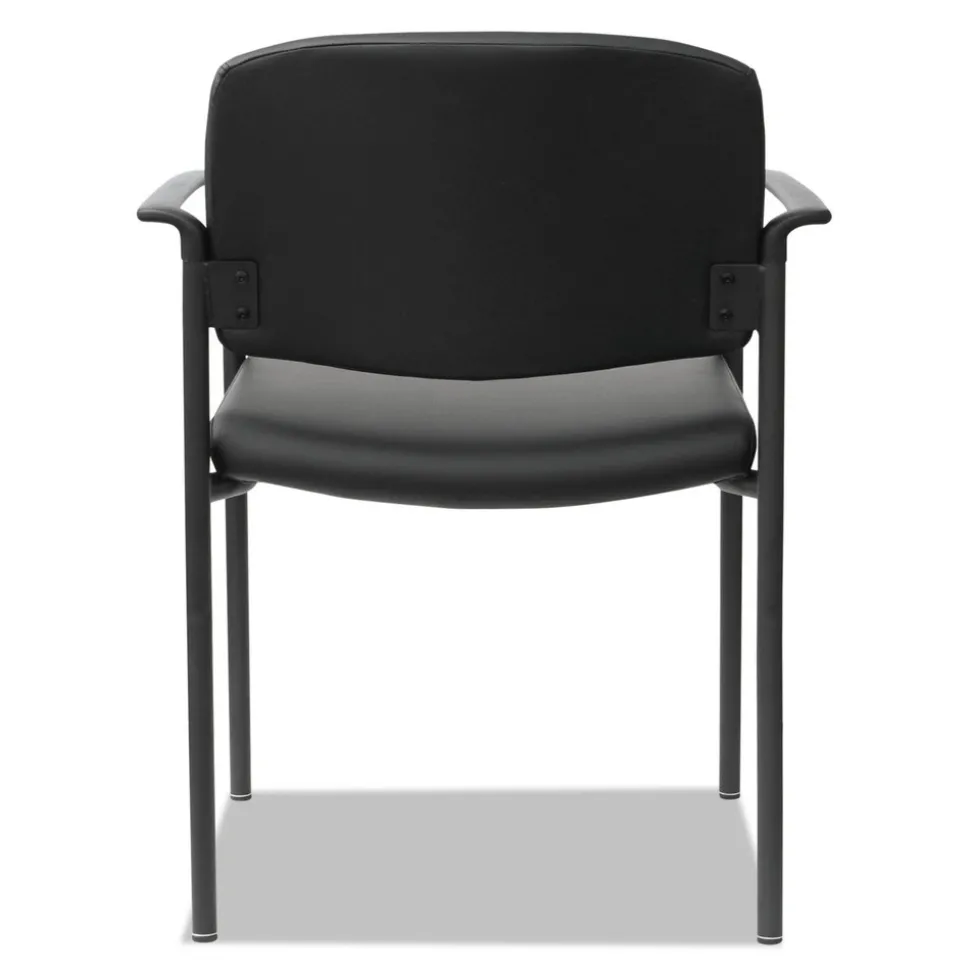 Alera Sorrento Series Stacking Ultra-Cushioned Guest Chair - Black (2/Carton)