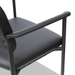 Alera Sorrento Series Stacking Ultra-Cushioned Guest Chair - Black (2/Carton)