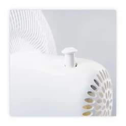 Alera 3-Speed 12 in. Plastic Oscillating Desk Fan - White