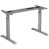 Alera 2-Stage 27.5 in - 47.25 in. High Corded Electric Adjustable Table Base - Gray
