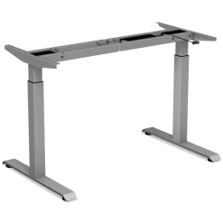 Alera 2-Stage 27.5 in - 47.25 in. High Corded Electric Adjustable Table Base - Gray