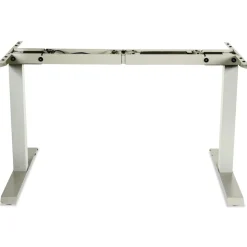 Alera 2-Stage 27.5 in - 47.25 in. High Corded Electric Adjustable Table Base - Gray