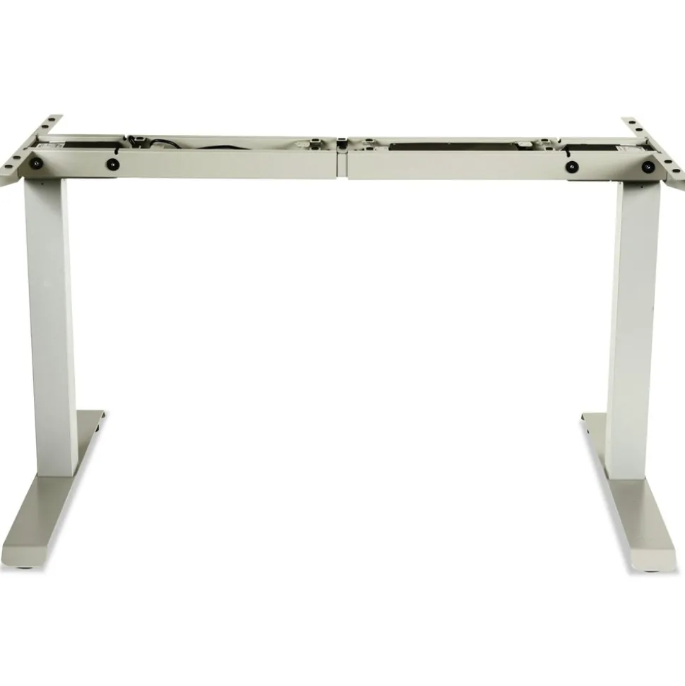 Alera 2-Stage 27.5 in - 47.25 in. High Corded Electric Adjustable Table Base - Gray