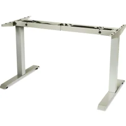 Alera 2-Stage 27.5 in - 47.25 in. High Corded Electric Adjustable Table Base - Gray