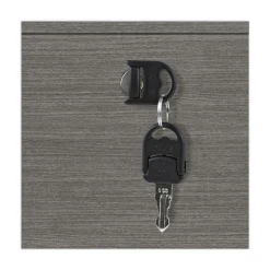 Alera Valencia Series 15.63 in. x 20.5 in. x 28.5 in. Legal/Letter 3-Drawer Full Pedestal File - Gray