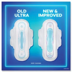 Always Size 2 Ultra Thin Super Absorbent Pads with Wings (3/Carton)