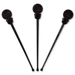 AmerCareRoyal 4.75 in. Beverage Plugs - Black (2000/Carton)