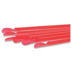 AmerCareRoyal 10.25 in. Plastic Jumbo Spoon Straw - Red (5400/Carton)