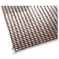 AmerCareRoyal 4 in. x 5.5 in. Aluminum Oxide Griddle Screen - Brown (200/Carton)