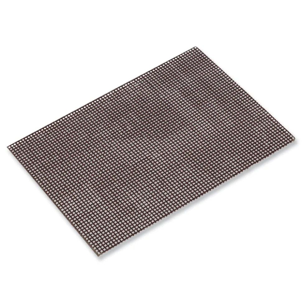 AmerCareRoyal 4 in. x 5.5 in. Aluminum Oxide Griddle Screen - Brown (200/Carton)