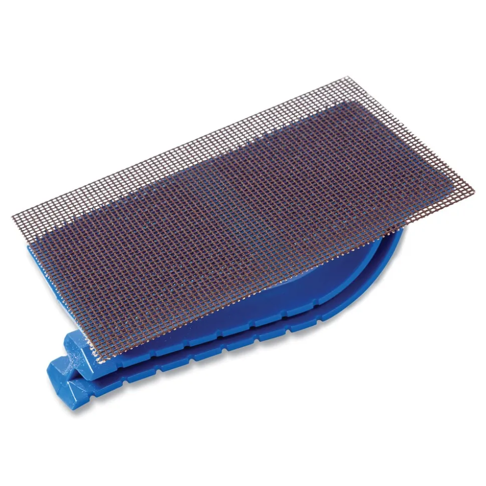 AmerCareRoyal 4 in. x 5.5 in. Aluminum Oxide Griddle Screen - Brown (200/Carton)