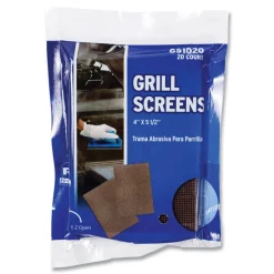 AmerCareRoyal 4 in. x 5.5 in. Aluminum Oxide Griddle Screen - Brown (200/Carton)