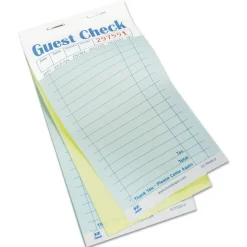 AmerCareRoyal 3.6 x 6.7 Two-Part Carbonless 17-Line Guest Check Pad (2500/Carton)