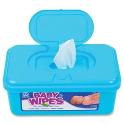 AmerCareRoyal Baby Wipes Tub - Unscented/White (960/Carton)