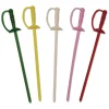 AmerCareRoyal RPP RP147 3.25 in. Plastic Sword Picks - Assorted Colors (10000/Carton)