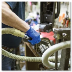 Ammex 9.5 in. 6 mil Heavy-Duty Industrial Nitrile Gloves - XX-Large/Royal Blue (1000/Carton)