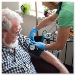 Ammex 9.5 in. Long 3 mil Powder-Free Nitrile Exam Gloves - Small/Light Blue (1000/Carton)