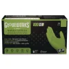 Ammex 8 mil Heavy-Duty Industrial Powder-Free Nitrile Gloves - 2X-Large, Green (1000/Carton)