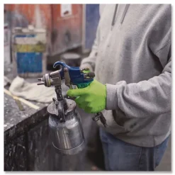 Ammex 8 mil Heavy-Duty Industrial Powder-Free Nitrile Gloves - 2X-Large, Green (1000/Carton)