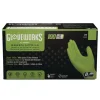 Ammex 8 mil Heavy-Duty Industrial Powder-Free Nitrile Gloves - Medium, Green (1000/Carton)