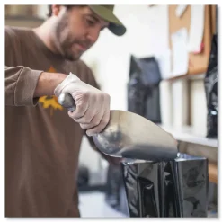 Ammex 3 mil Industrial Powder-Free Vinyl Gloves - Large, Clear (1000/Carton)