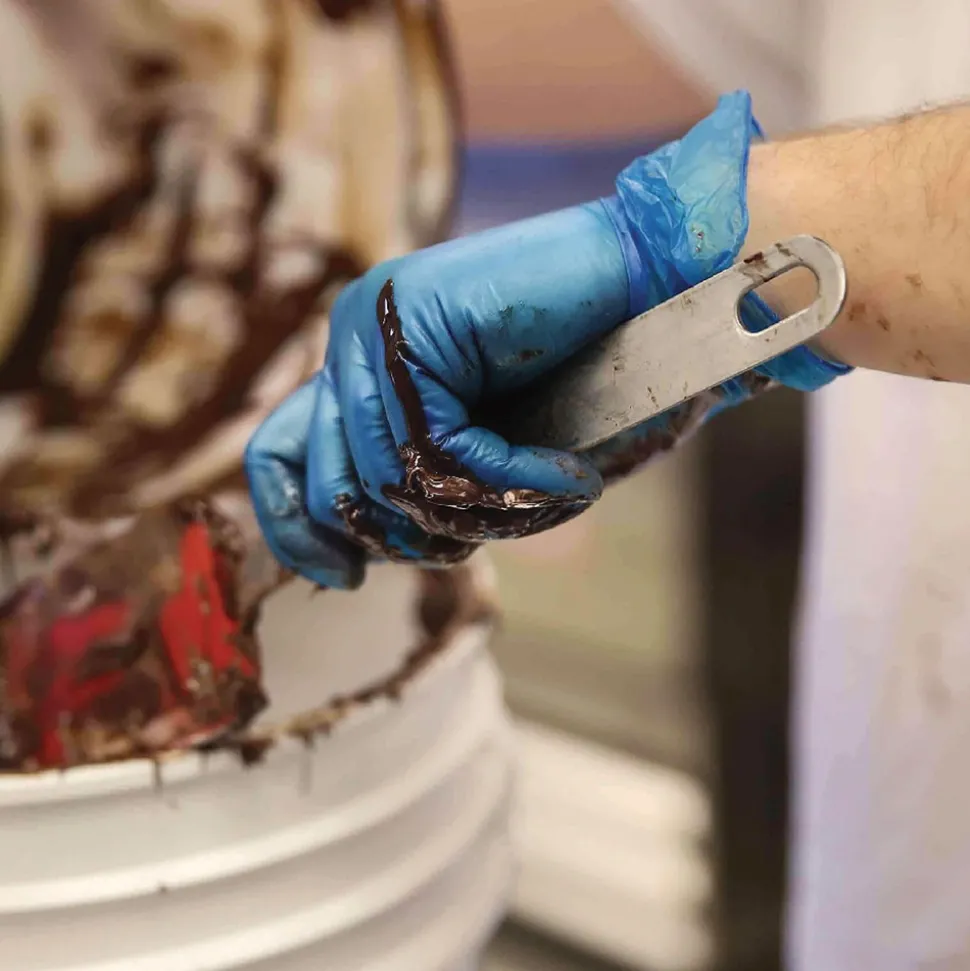 Ammex 3 mil Industrial Powder-Free Vinyl Gloves - X-Large, Blue (1000/Carton)