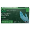 Ammex 3 mil Industrial Powder-Free Nitrile Gloves - Large, Blue (1000/Carton)