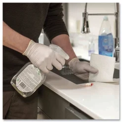 Ammex 4 mil Powder-Free Latex Disposable Gloves - Small, Ivory (1000/Carton)