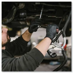 Ammex 6 mil Powder-Free Nitrile Exam Gloves - 2X-Large, Black (1000/Carton)