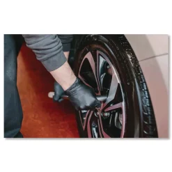 Ammex 6 mil Powder-Free Nitrile Exam Gloves - X-Large, Black (1000/Carton)