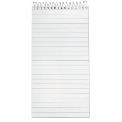 Ampad Earthwise by Ampad 4 x 8 Gregg Rule Recycled Reporter's Notepad - White Cover/White Sheets