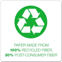 Ampad Earthwise by Ampad 4 x 8 Gregg Rule Recycled Reporter's Notepad - White Cover/White Sheets