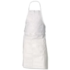 Ansell 28 in. x 40 in. A20 Apron - One Size Fits All/White (100/Carton)