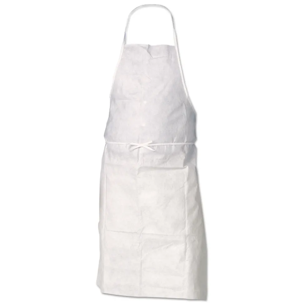 Ansell 28 in. x 40 in. A20 Apron - One Size Fits All/White (100/Carton)