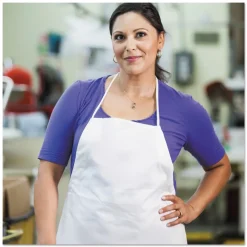 Ansell 28 in. x 40 in. A20 Apron - One Size Fits All/White (100/Carton)