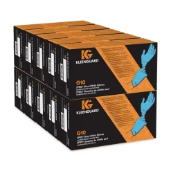 Ansell 6 mil Thick 9.5 in. Long Powder-Free G10 2PRO Nitrile Gloves - Extra Large, Blue (90/Box)