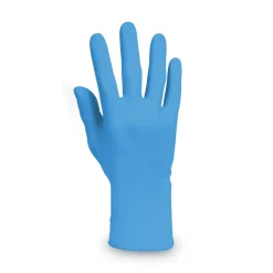Ansell 6 mil Thick 9.5 in. Long Powder-Free G10 2PRO Nitrile Gloves - Medium, Blue (100/Box)
