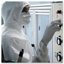 Ansell 3.5 mil Thick 9.5 in. Long Powder-Free STERLING Nitrile Exam Gloves - Large, Sterling Gray (200/Box)